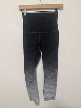 Lululemon high rise ombré wunder train leggings